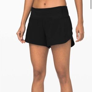 Lululemon Black Speedy Up Shorts Size 4
